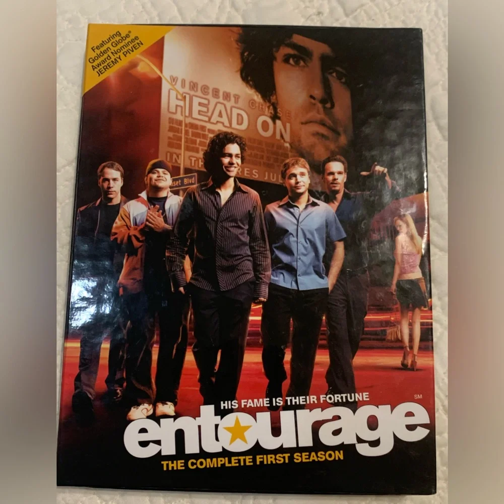 DVD ENTOURAGE The Complete First Season 2 Discs Case in great condition PreOwned